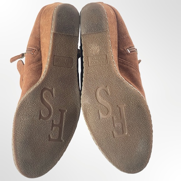 Franco Sarto Brown Suede Ankle Boots in size 9.5 - Picture 5 of 7